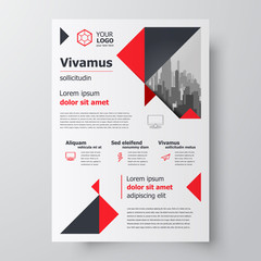 Flyer brochure design, business flyer size A4 template, creative leaflet