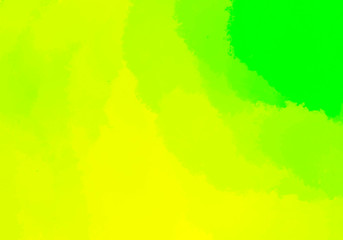 green and lemon yellow gradient watercolor background
