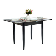 table on white background