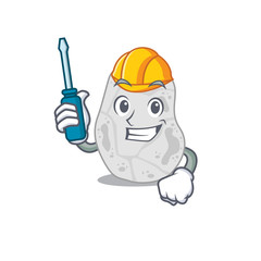 White planctomycetes caricature design concept worked as an automotive