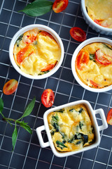 egg muffins on cooling rack for healthy breakfast