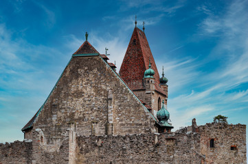 Fototapeta premium View on the famous Peel Tower of Perchtoldsdorf, near Vienna
