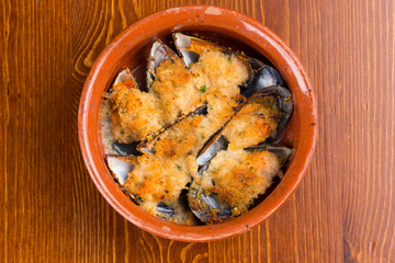 Cozze gratinate