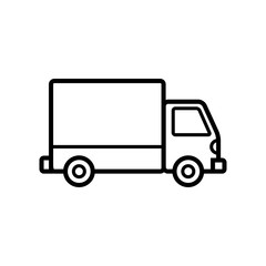 truck - transportation icon vector design template