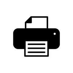 printer icon vector design template