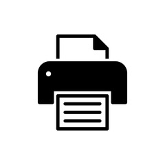 printer icon vector design template