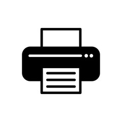 printer icon vector design template