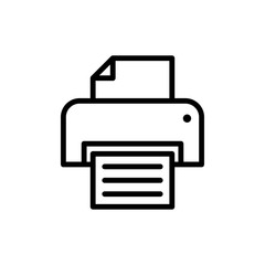 printer icon vector design template