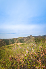 The site of the great wall of Ming Dynasty in qingbiankou village, Hebei Province, China.
