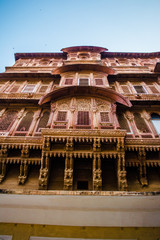 Mehrangarh or Mehran Fort, located in Jodhpur, Rajasthan, is one of the largest forts in India.

