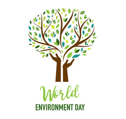 Obraz premium World Environment day, go green concept design. Vector illustration