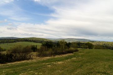 panorama Beskid niski 