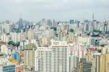 Obraz premium Aerial view of Sao Paulo, Brazil