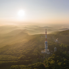 Obraz premium TV tower in Matra, hungary