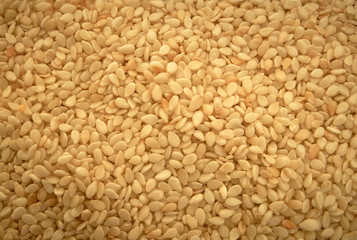 Background texture sesame seeds