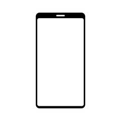 Smartphone vector icon. Vector illustration. Smartphone isolated on white background
