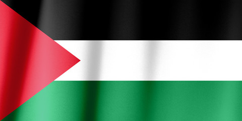 The Palestinian flag is based on the Flag of the Arab Revolt, and is used to represent the Palestinian people.