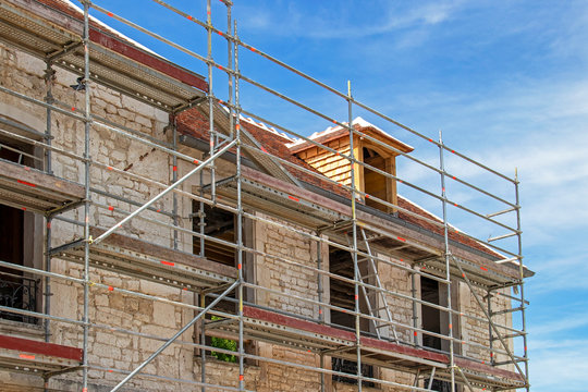 Ravalement de fa&ccedil;ade de maison 