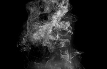 abstractl smoke on dark background.
