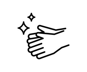 Obraz premium 手洗いのアイコンのセット／イラスト／衛生