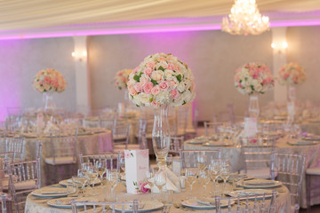 wedding table setting