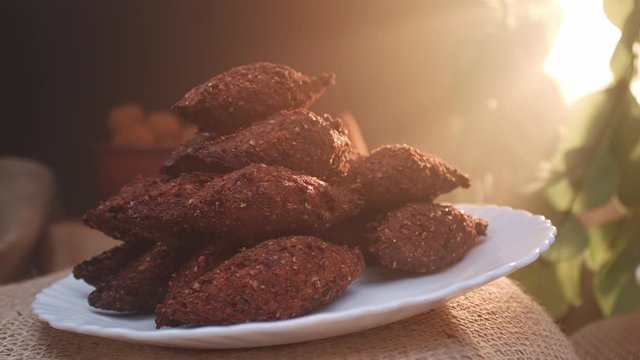 Baked Kibe. Brazilian Snack