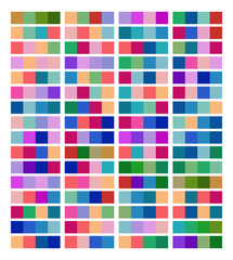 Colorful Color Palette Swatches for Design