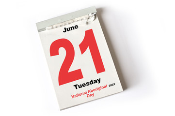 21. June 2022 National Aboriginal Day