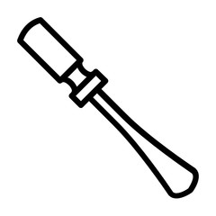 Vanadium Steel Tire Opener Tool Concept, Tyre Dedicate Stick Repair Instrument  Vector Icon Design, Car Tyre and Alignment Service Center Tools on white background, wheel bar drop forged  Tool 