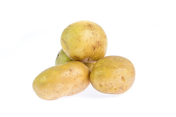 potato isolated on white background