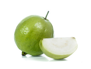 Guava isolated on white background