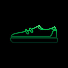 shoes nolan icon. Simple thin line, outline vector of motor sports icons for ui and ux, website or mobile application