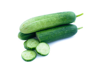 Cucumber  isolated on white background