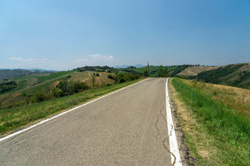 Rural landscape at Rivalta di Lesignano Bagni, Emilia-Romagna