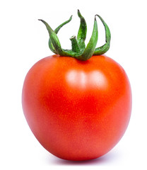 clipping path tomato isolated on white background