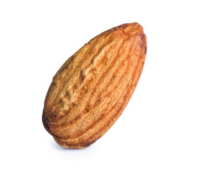 clipping path almonds isolated on white background