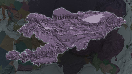 Kyrgyzstan. Administrative