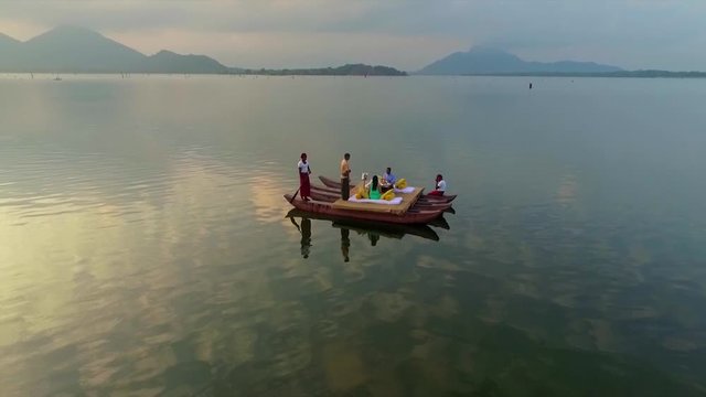 Private Sunset Dinner on Kandalama Lake Dambulla Sri Lanka