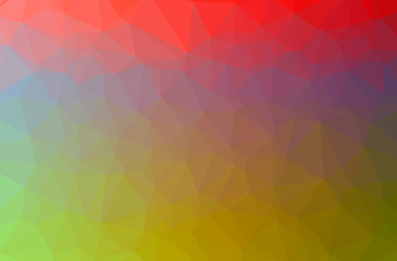 Obraz premium Illustration of abstract Orange horizontal low poly background. Beautiful polygon design pattern.
