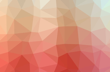Illustration of abstract Red horizontal low poly background. Beautiful polygon design pattern.
