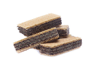 Wafers stick isolated on white background