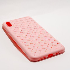 Red rural case for iphone Xs phone