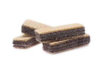 Wafers stick isolated on white background