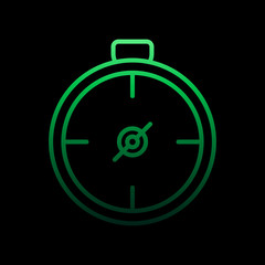 compass line nolan icon. Simple thin line, outline vector of camping icons for ui and ux, website or mobile application