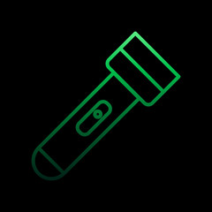 lamp line nolan icon. Simple thin line, outline vector of camping icons for ui and ux, website or mobile application