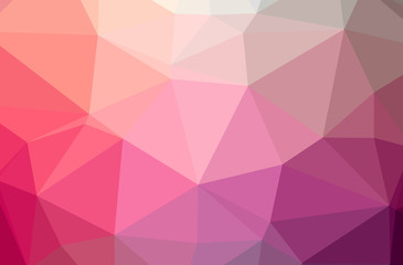 Obraz premium Illustration of abstract Pink horizontal low poly background. Beautiful polygon design pattern.