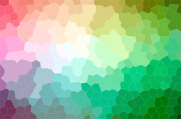 Fototapeta na wymiar Abstract illustration of green, purple, yellow Little Hexagon background