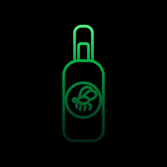 mosquito spray line nolan icon. Simple thin line, outline vector of camping icons for ui and ux, website or mobile application