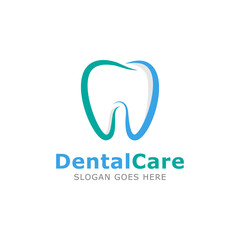 Dental Logo Vector Design Template. 