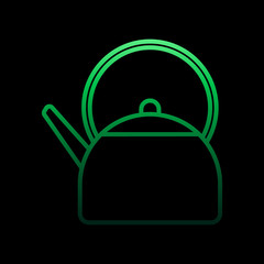 kettle line nolan icon. Simple thin line, outline vector of camping icons for ui and ux, website or mobile application